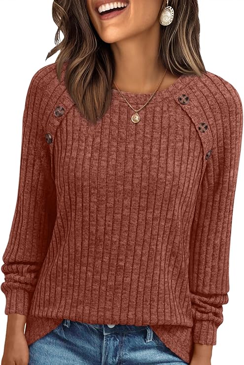 Womens Long Sleeve T Shirts Casual